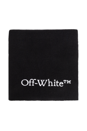 Scarf with embroidered logo od Off-White