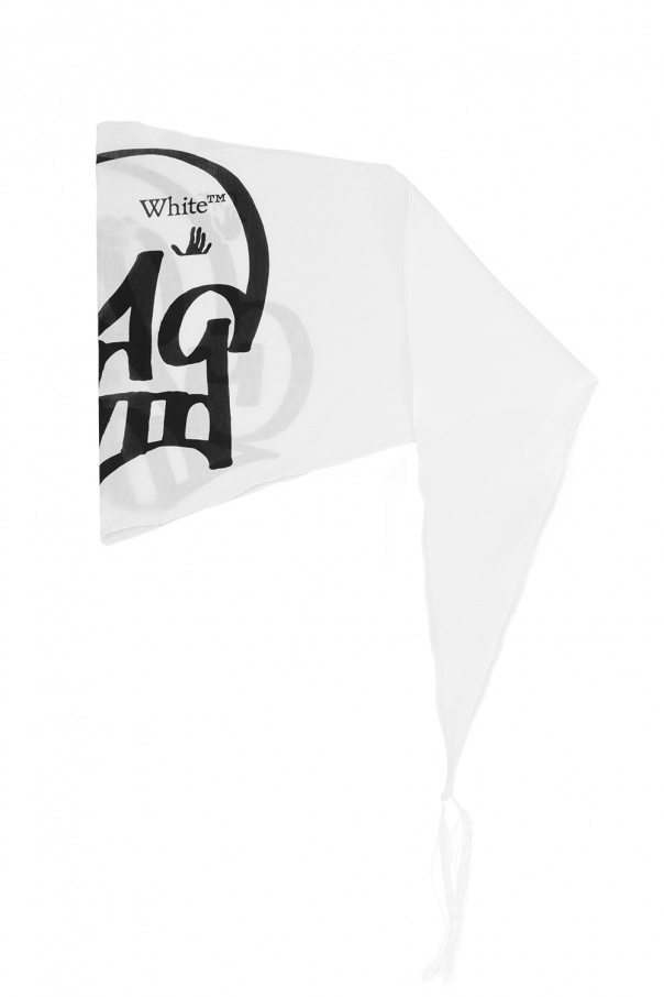 Off-White Shawl with logo