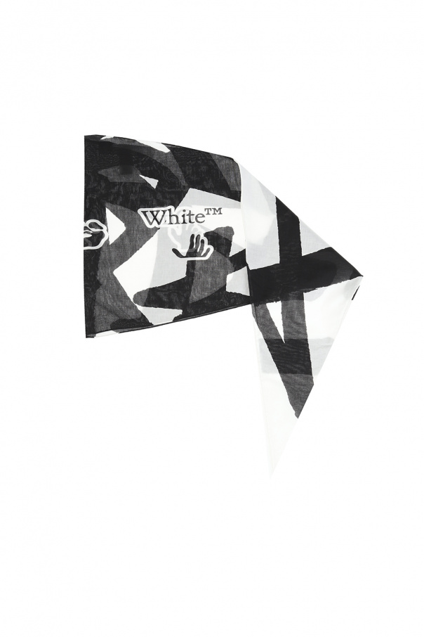 Off-White Shawl with logo