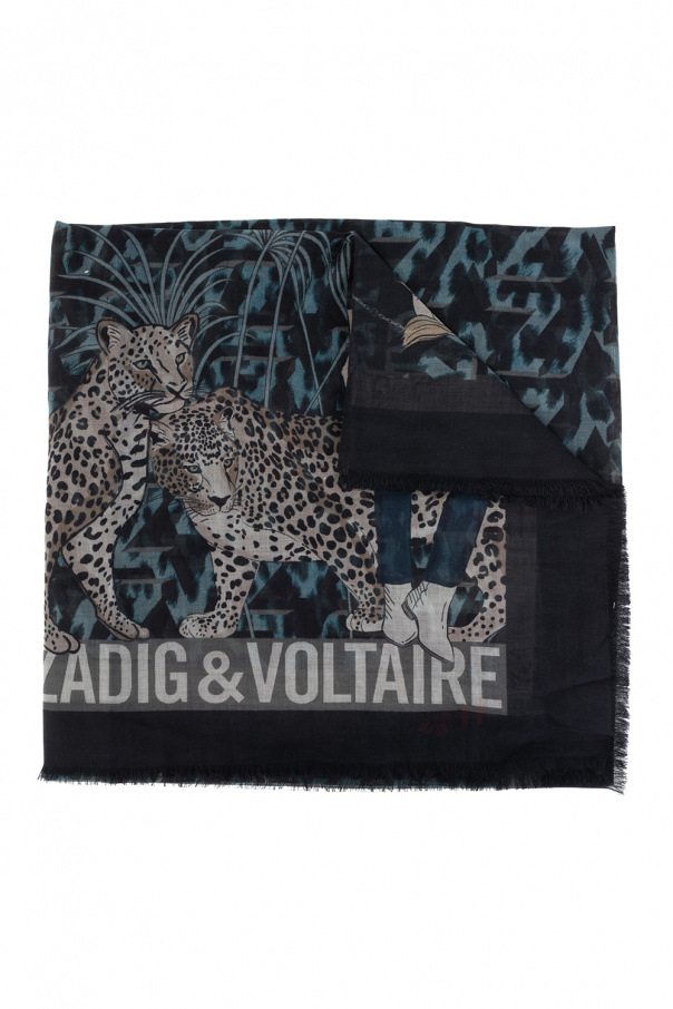 Zadig & Voltaire ‘Grace’ patterned scarf