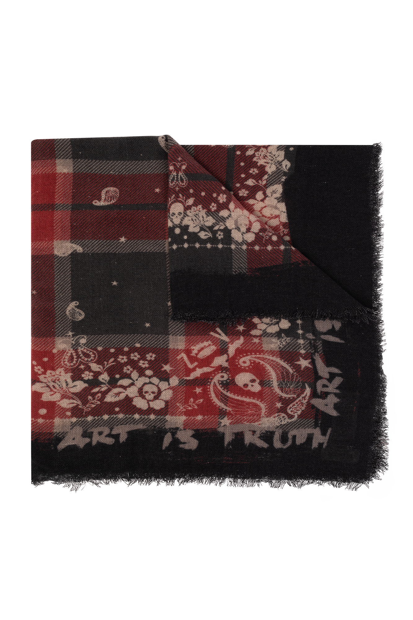LV Remix Collection ‘Delta’ cashmere scarf