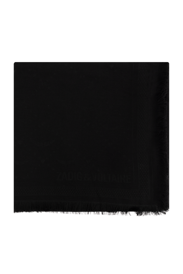 Scarf with monogram ‘Glenn’ od Zadig & Voltaire