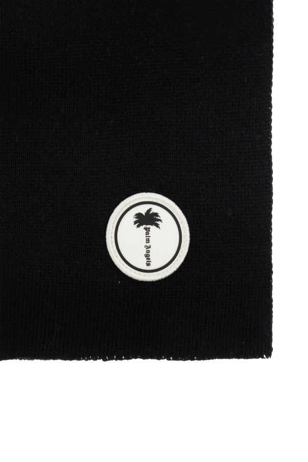 Palm Angels Bufanda con parche con logo