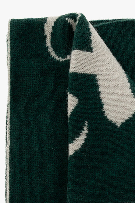 Palm Angels Kids Scarf with logo