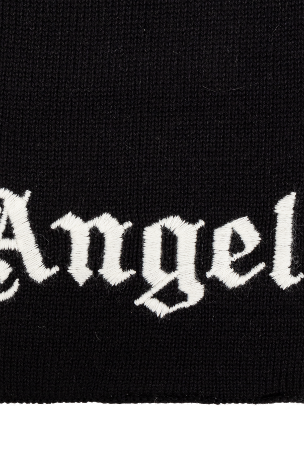 Palm Angels Kids Scarf with embroidered logo