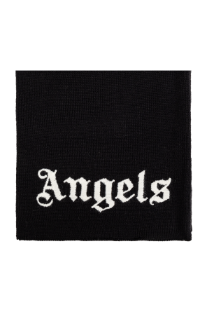 Scarf with embroidered logo