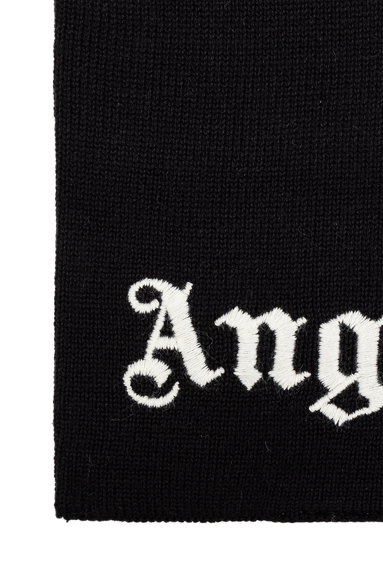 Palm Angels Kids Scarf with embroidered logo