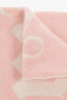 Palm Angels Kids PINK Scarf with logo