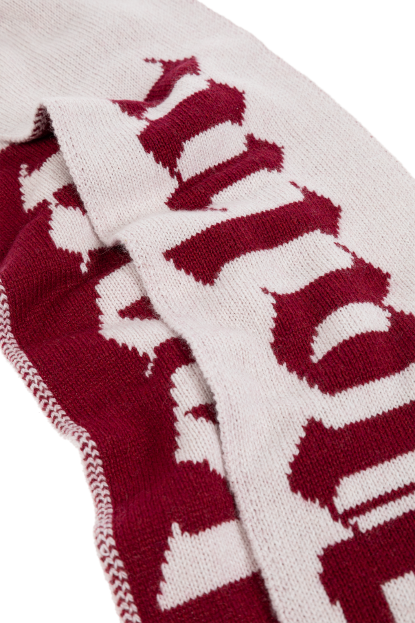 Palm Angels Kids Scarf with logo