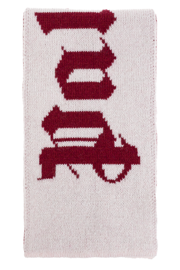Palm Angels Kids Scarf with logo