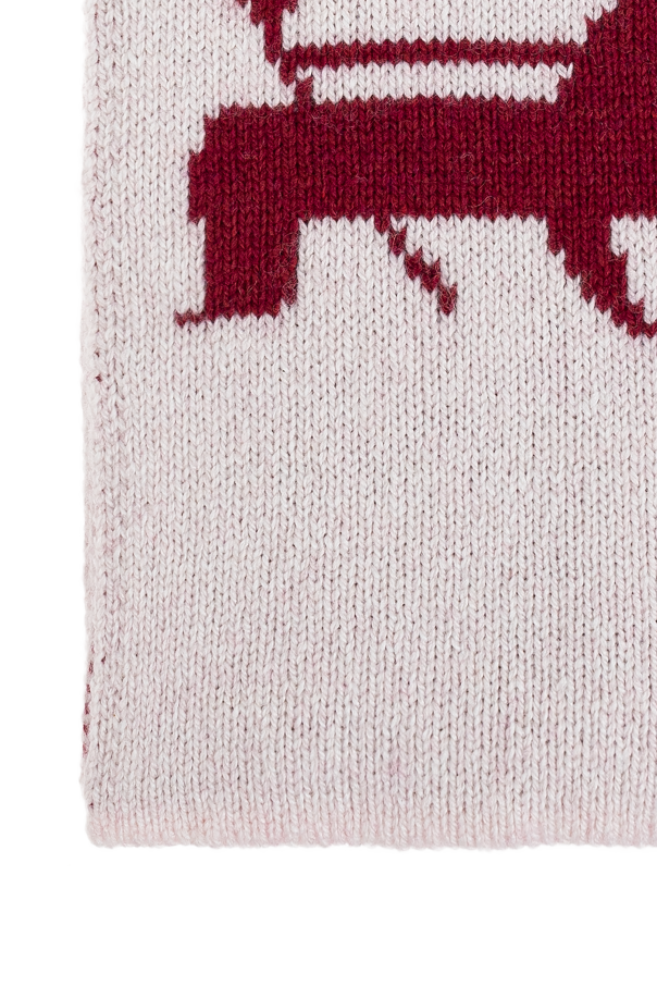 Palm Angels Kids Scarf with logo