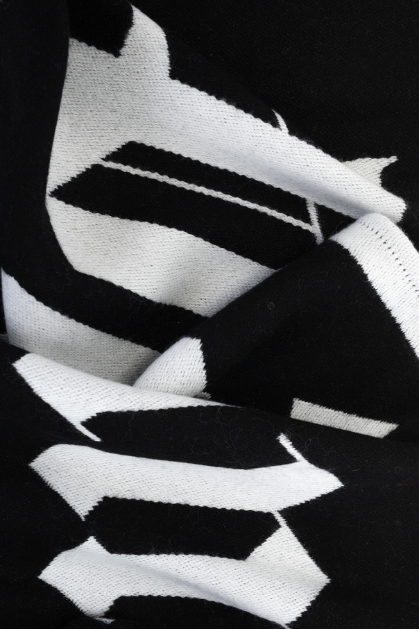 Palm Angels Wool scarf with logo