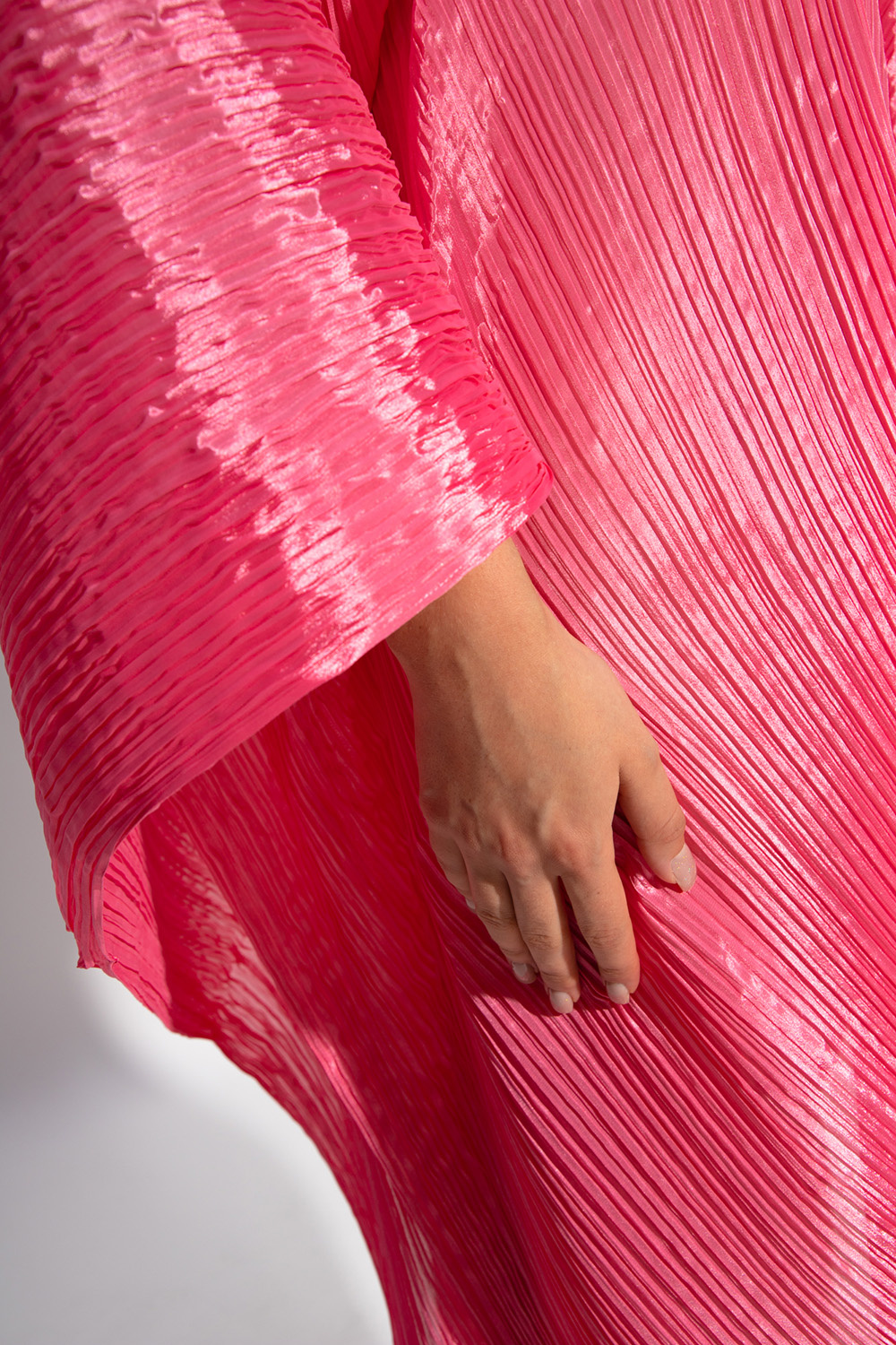 Lets keep in touch Pleated poncho