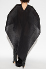 Issey Miyake Pleats Please BLACK Pleated poncho