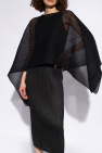 Pleats Please Issey Miyake BLACK Pleated Scarf