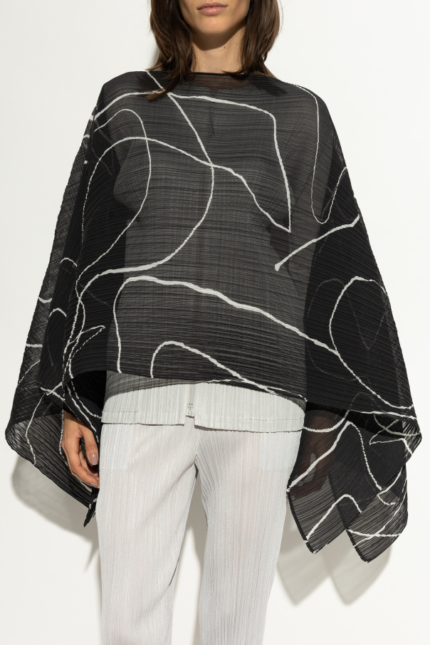 Pleats Please Issey Miyake Pleated scarf