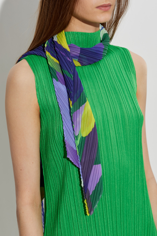 Pleats Please Issey Miyake Pleated scarf