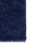 Etro NAVY BLUE Paisley scarf