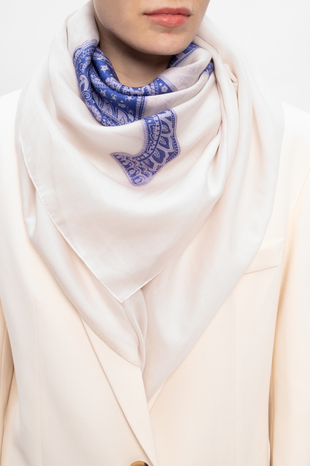 Etro Embroidered scarf