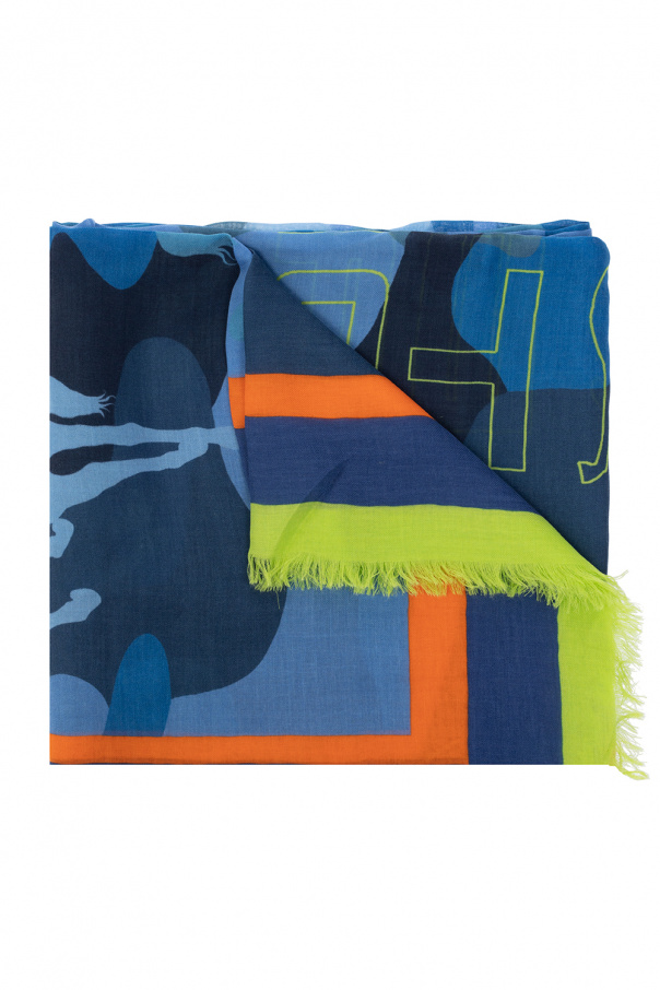 Etro Scarf with ‘Camouflying Pegaso’ motif