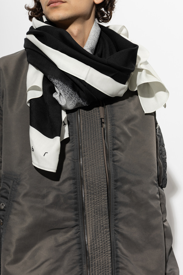 Rick Owens Cachecol com estampado