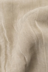Rick Owens cream Silk-blend scarf