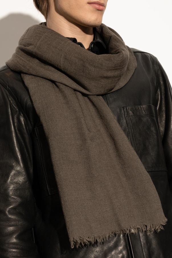 Rick Owens Szal z frędzlami