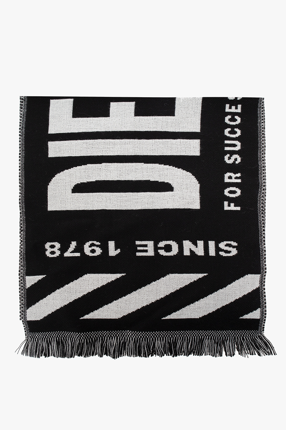 Diesel ‘S-BISC’ scarf with logo