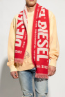 Diesel RED ‘S-BISC-NEW’ scarf