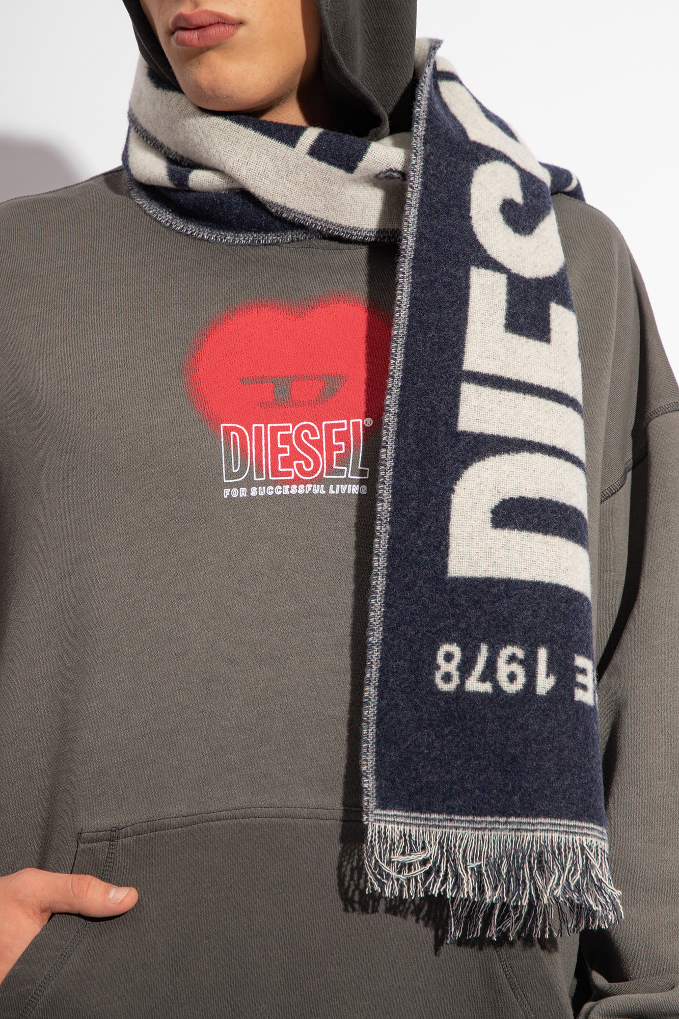 Diesel ‘S-BISC-NEW’ scarf