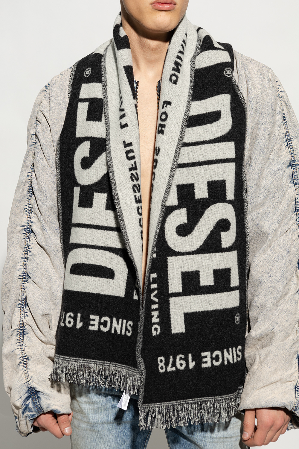 Diesel ‘S-BISC-NEW’ scarf