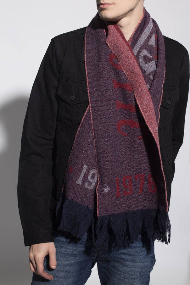 Diesel DIESEL SCARF WITH LOGO