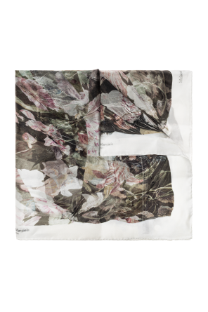 Silk scarf with logo
