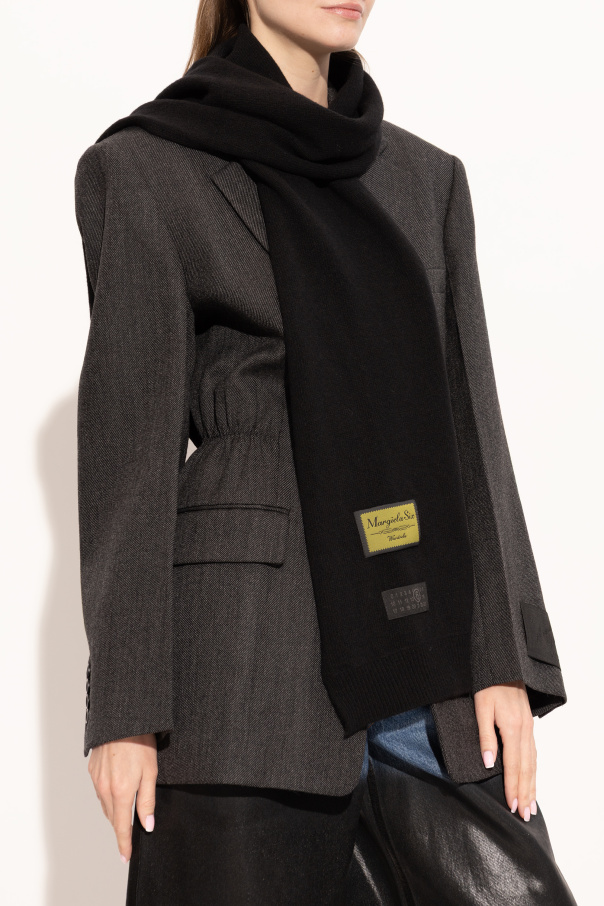 MM6 Maison Margiela Scarf with logo patch