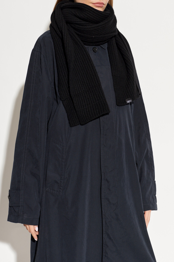 MM6 Maison Margiela Wool scarf with logo patch