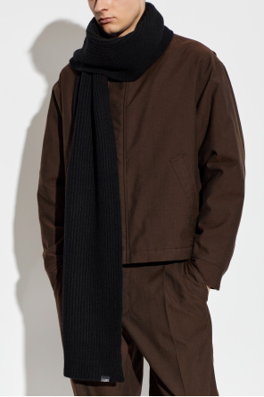 MM6 Maison Margiela Wool scarf with logo patch