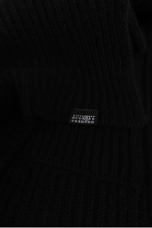 MM6 Maison Margiela Wool scarf with logo patch
