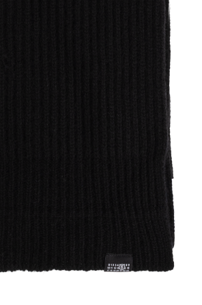 MM6 Maison Margiela Wool scarf with logo patch