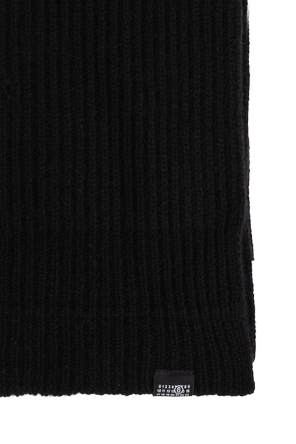 MM6 Maison Margiela Wool scarf with logo patch