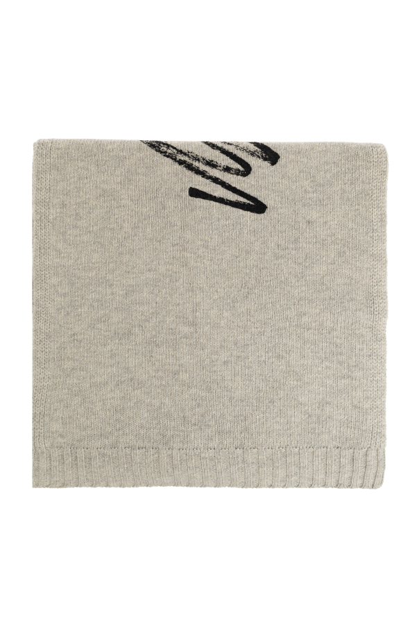 Wool scarf with logo od MM6 Maison Margiela