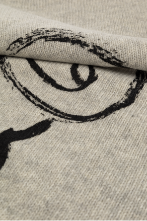 MM6 Maison Margiela Wool scarf with logo