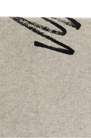 MM6 Maison Margiela Wool scarf with logo