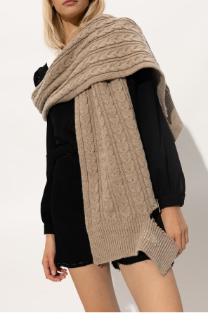 Ribbed scarf od MM6 Maison Margiela