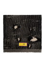 MM6 Maison Margiela BLACK Scarf with logo