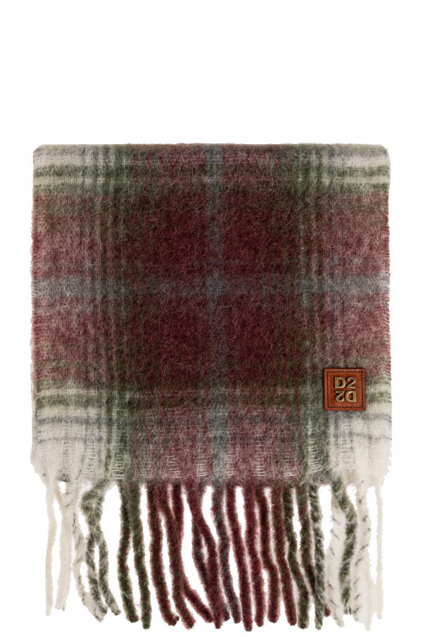 Checked pattern scarf od Dsquared2