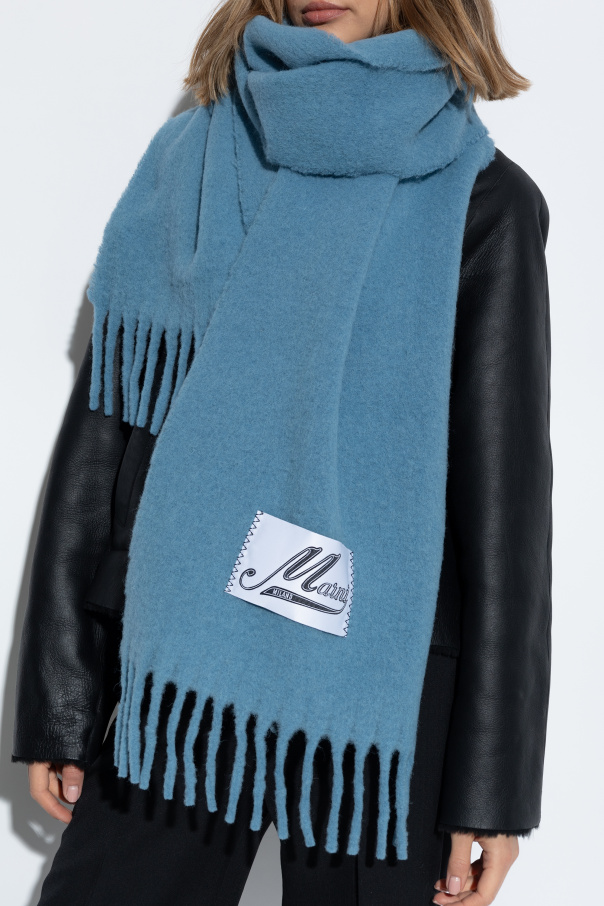 Marni Scarf with logo patch