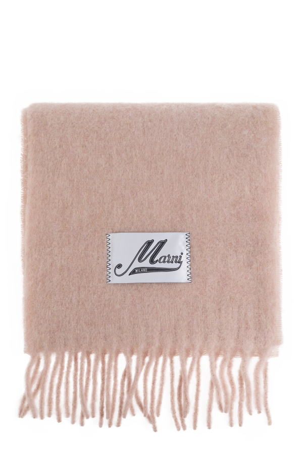 Wool scarf with logo od Marni