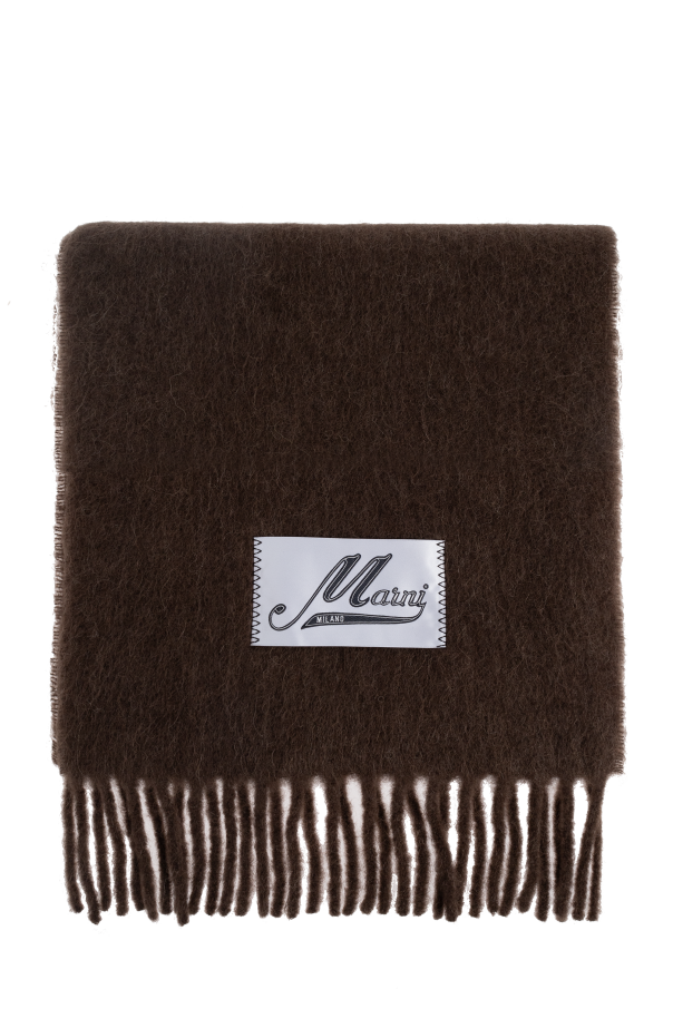 Wool scarf with fringes od Marni