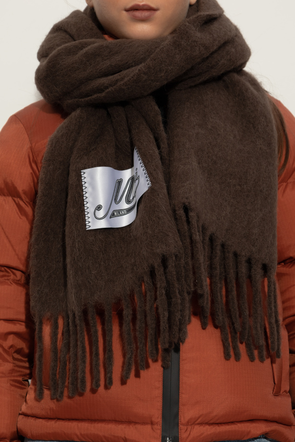 Marni Wool scarf with fringes