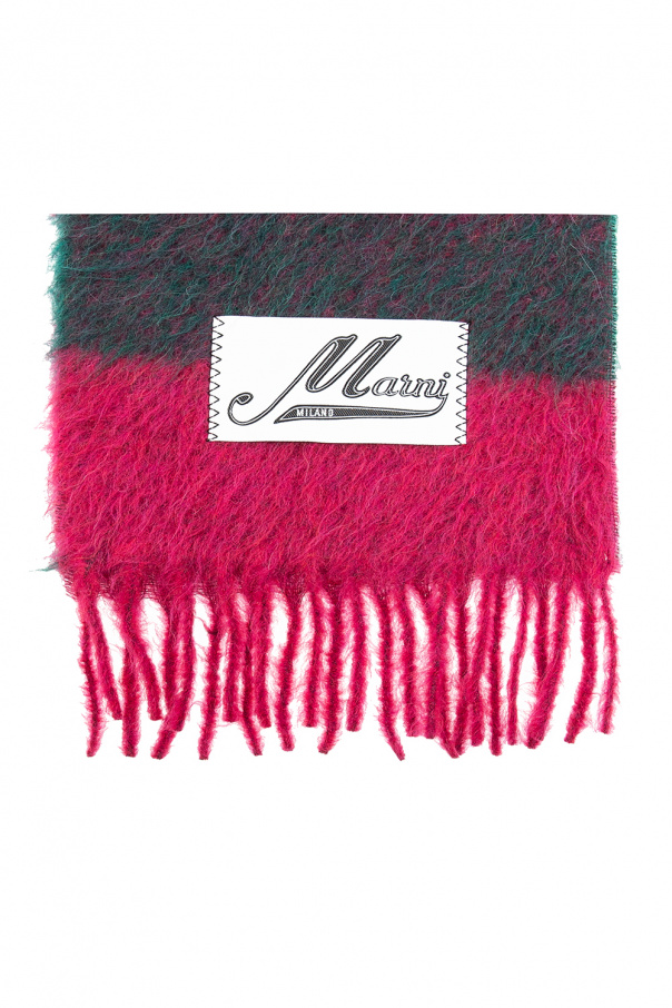 Marni Logo-patched scarf